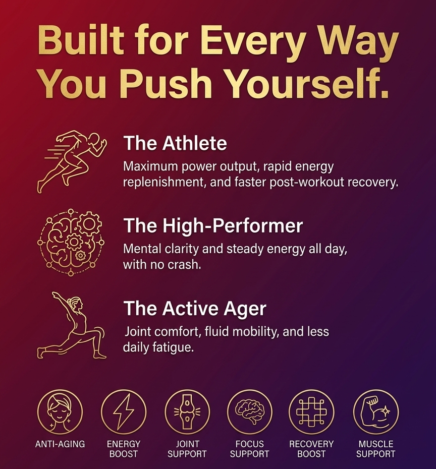 ZING Pure Energy, Joint Health and Muscle Support  NADH|Creatine|Joint Collagen