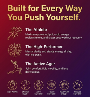 ZING Pure Energy, Joint Health and Muscle Support  NADH|Creatine|Joint Collagen